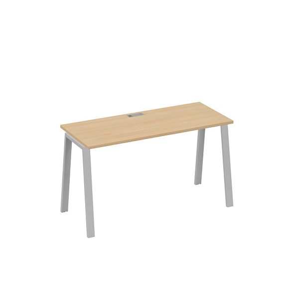 Стол письменный на металлокаркасе TRE A4 А4 Б3 004 БП натуральный дуб / металлокаркас серый - Вид 1