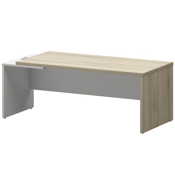 Стол руководителя левый KZ-20L Кронберг/Белый 2000x900x750 Кортез - Вид 1