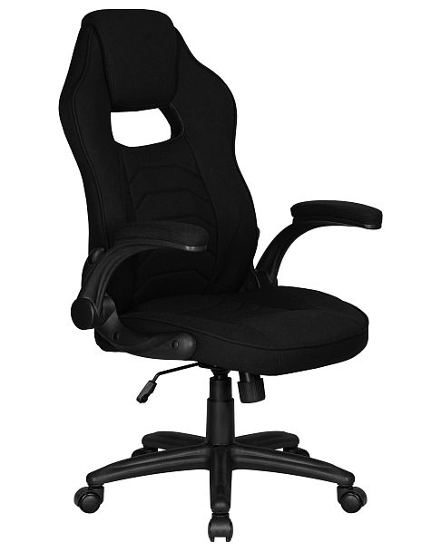 Кресло игровое DOBRIN RICK (черная ткань) - Вид 2