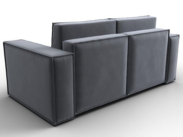 Диван прямой Куба мини Велюр серый - Вид 5