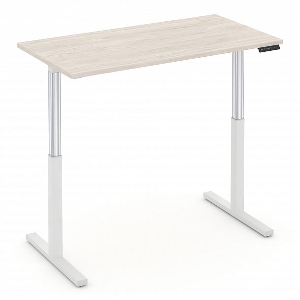 Стол электроподъемный "MOVE UP" MV.SE-3.7 Белый металл /  Денвер Светлый - Вид 3