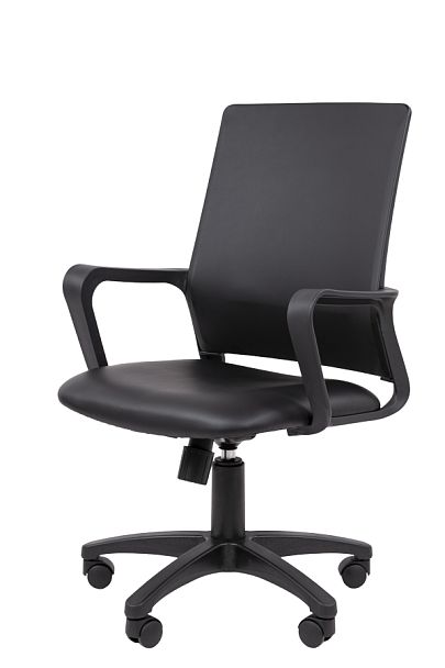 Офисное кресло Chairman 606 Россия экокожа черная - Вид 8