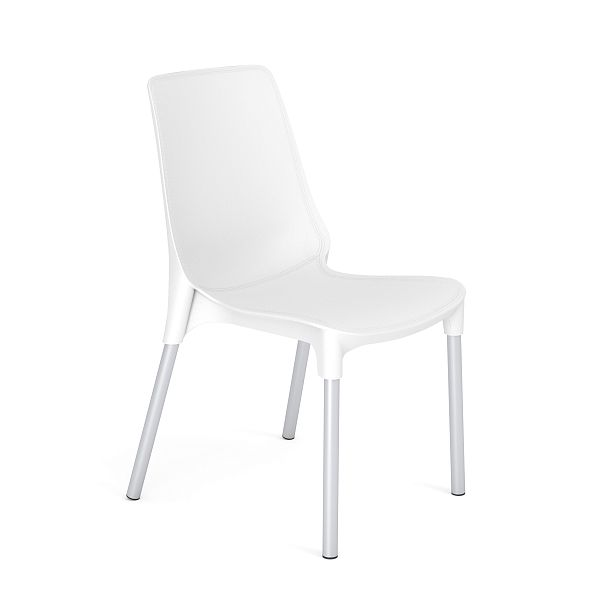 Стул Sheffilton SHT-ST75/S424 белый/хром лак - Вид 2