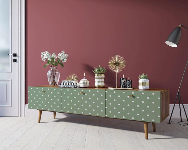 Комод Berber с ящиками низкий под TV принт 12 арт BB19/Print_12 - Вид 3