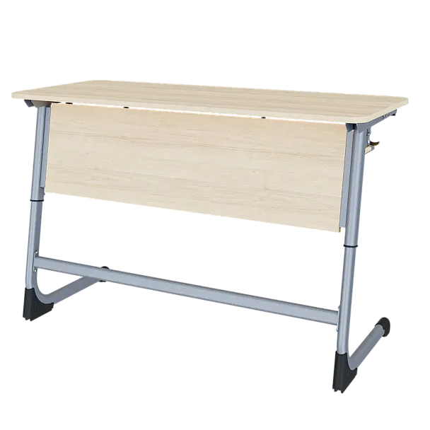 Парта Smart на плоскоовале 2М с РН (столеш. ЛДСП ЗУ, экран ЛДСП, полка), гр.3-5 - Вид 4