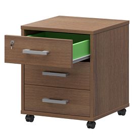 Тумба подкатная АТЛ-03 Орех гварнери 434x450x590 Арго - Фото предпросмотра