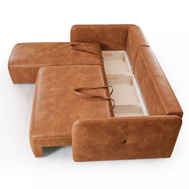 Диван "Шанхай Декор Compact" с оттоманкой - Вид 6