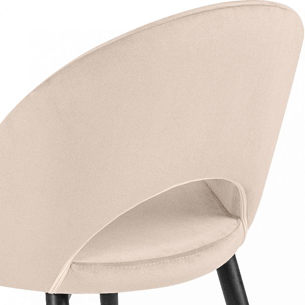 Комплект кухонных стульев Рэди кремовый велюр/черный, 3 шт. - Вид 10