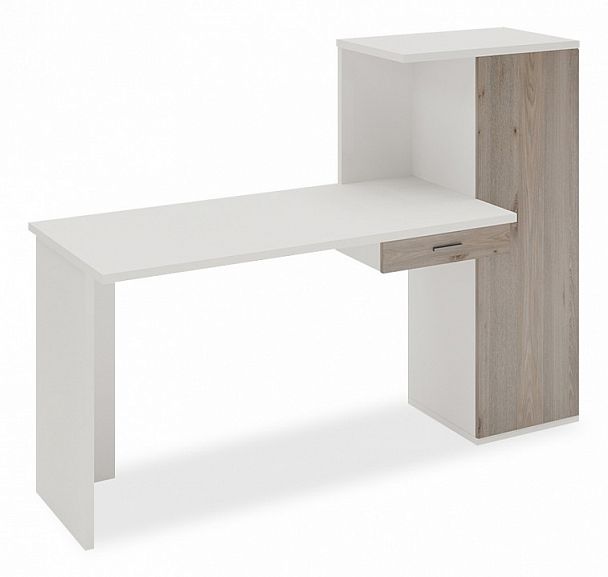 Стол письменный Домино Lite СКЛ-ПРЯМ130+ШК Карамель/Шамони - Вид 1