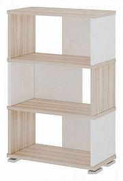 Стеллаж СБ-10/3 Карамель/Белый - Фото предпросмотра