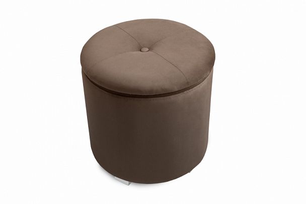 Пуф "Круглый" коричневый - Вид 4