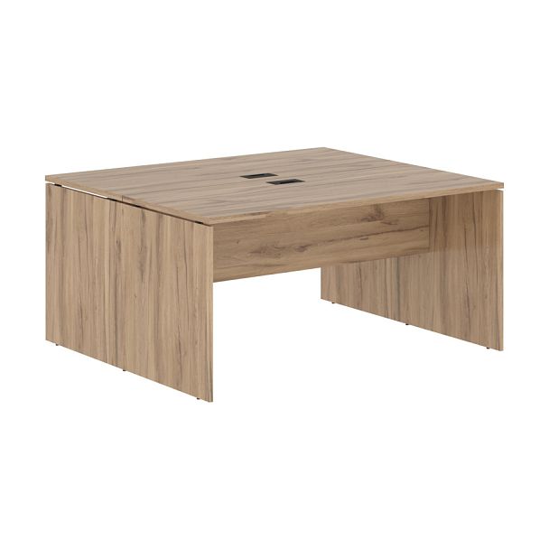 Стол двойной ED2ST 1567 Дуб Денвер светлый/Черный 1560х1346х750 EDIS - Вид 1