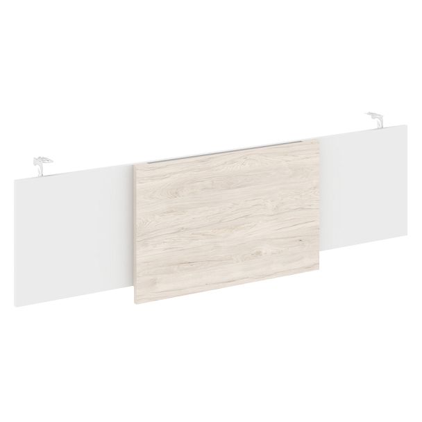 Onix Direct Lux Царга стола руководителя O.M-CSR-5 Белый бриллиант/Денвер светлый/Хром 1540*450*54 - Вид 1