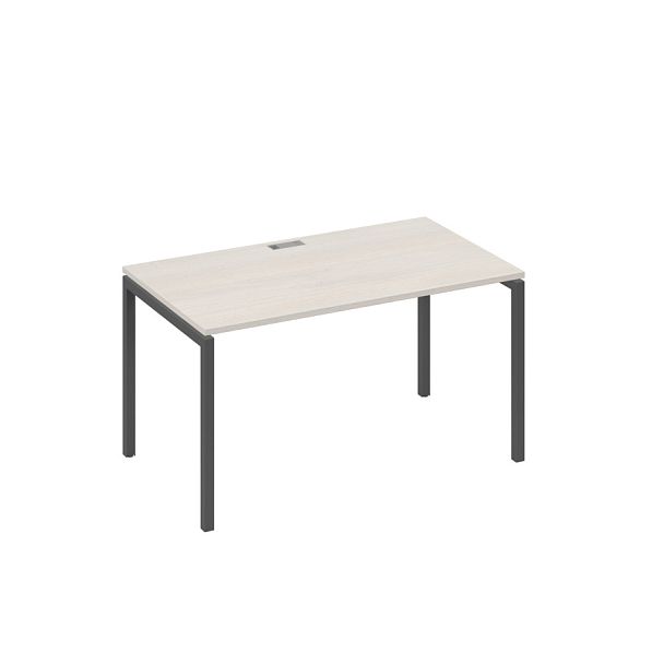 Стол письменный на металлокаркасе DUE A4 А4 Б2 024 БП дуб / металлокаркас антрацит - Вид 1