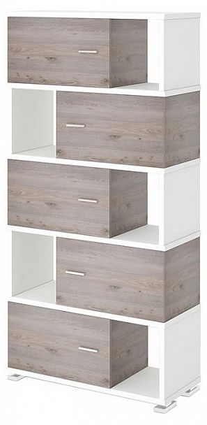 Шкаф комбинированный Домино СБ-30/5 Белый/Нельсон - Вид 1