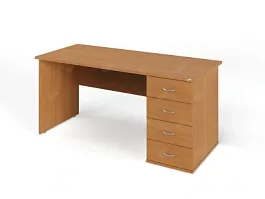 ЛАЙТ / LIGHT RLG008-16x7R Однотумбовый стол 160x70x75 Вишня - Фото предпросмотра