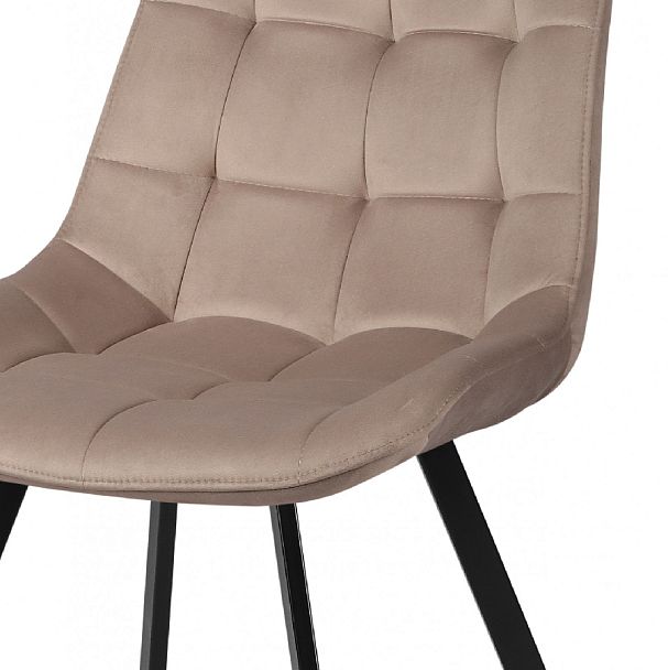 Комплект стульев поворотных Эйден М, Confetti mocco/черный, 4 шт. - Вид 7