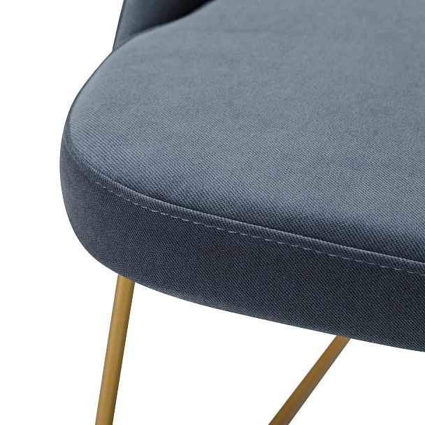 Стул Lars Diag grey/Линк золото - Вид 4