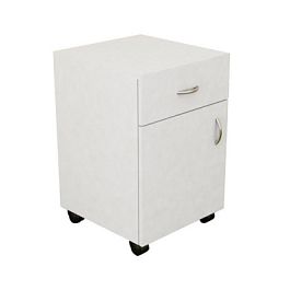 Тумба прикроватная на колесах с выдвижным ящиком (М-113) - Фото предпросмотра