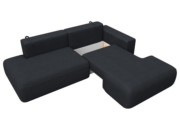 Диван угловой Лига-036 НПБ Модерн правый угол Искусственная замша серый - Вид 7