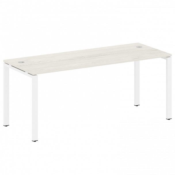 Стол "Metal System" БП.СП-5 дуб наварра/белый - Вид 1