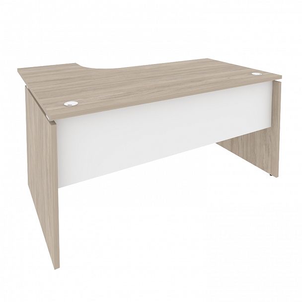 Стол эргономичный "Onix" O.SA-4 дуб аттик/белый - Вид 1