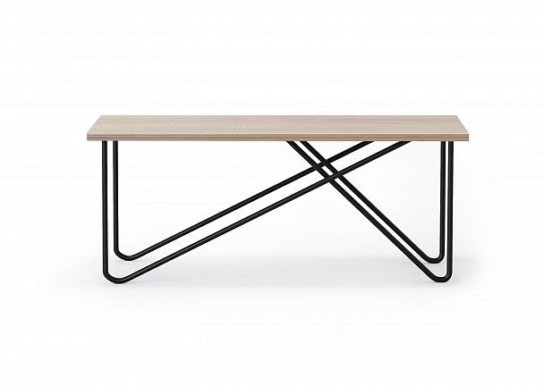 Стол журнальный "Триада-22" черный/дуб сонома - Вид 4