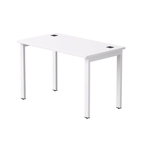 Стол прямой Everprof EVO на металлокаркасе 1180х670х755 мм Белый/Белый - Вид 1