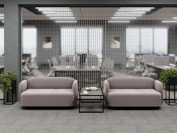 Mons Диван двухместный MNS-02 Сан 15/Металл Черный 1500*700*740 - Вид 2