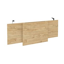 Onix Direct Царга стола руководителя O.M-CSR-3 Тиквуд светлый/Антрацит металл 1140*450*54 - Фото предпросмотра