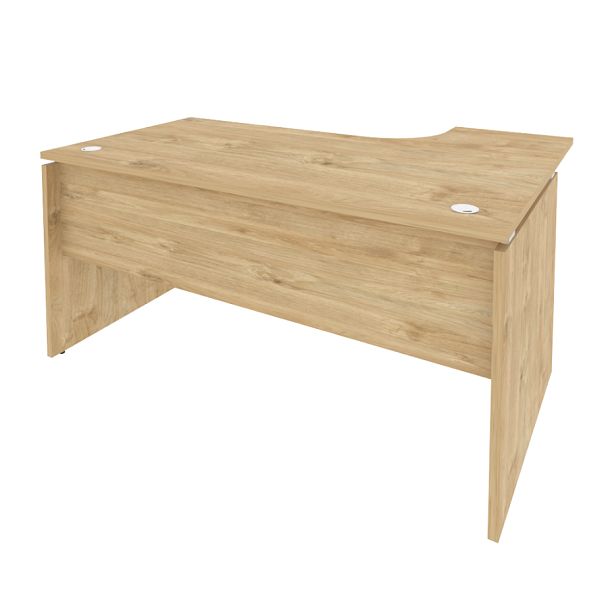 Onix Стол эргономичный левый O.SA-4 (L) Тиквуд светлый 1580*1180*750 (800/460) - Вид 1