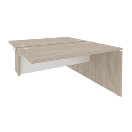 Onix Стол-приставка двойной к опорным элементам O.D.SPR-3.8 Дуб аттик/Белый бриллиант 1380*1635*750 - Фото предпросмотра