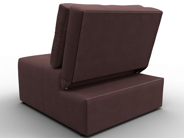 Кресло-кровать Лига-107 (80) Замша бордовый - Вид 5