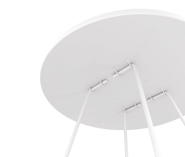 Столик журнальный Sheffilton SHT-CT42 белый муар - Вид 4