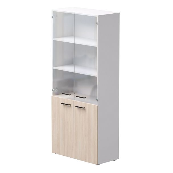 Шкаф комбинированный Everprof EVO 800х383x1835 Белый/Дуб Соната - Вид 1