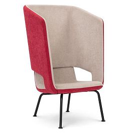 Кресло Atlantis с высокой спинкой на металлических ножках (Atlantis art. D100H) - Фото предпросмотра