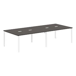 Конференц стол EUCT 3114 Мокко/Белый 3132х1346х750 EDIS - Фото предпросмотра