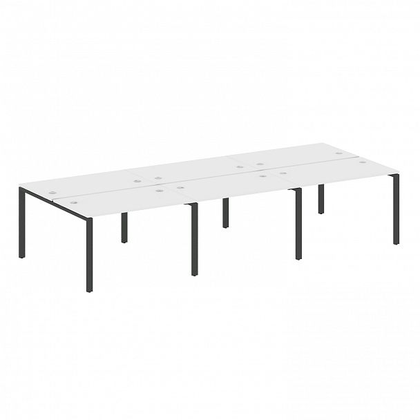 Рабочая станция "Metal System" БП.СМ-6.2 белый/антрацит - Вид 1