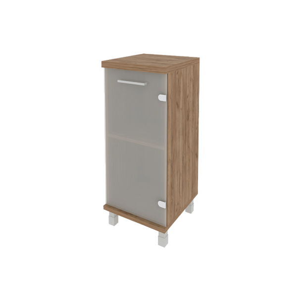 First Шкаф низкий узкий правый KSU-3.2 (R) Дуб табак 401*432*958 - Вид 1