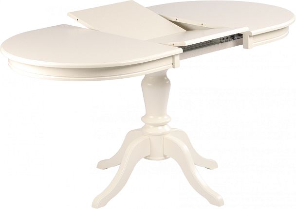 Стол деревянный раздвижной Анфея 110(150)х75х76 Слоновая кость - Вид 3