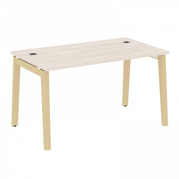 Стол рабочий руководителя "Onix wood direct" OW.SRR-3.8 денвер светлый/дуб светлый - Вид 1