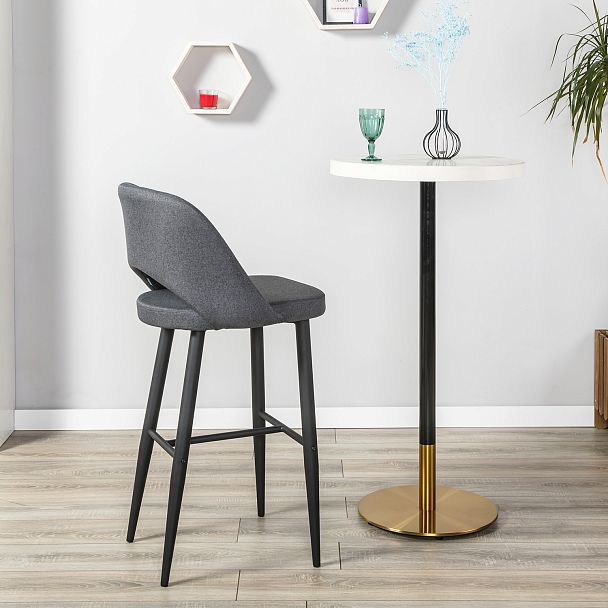 Стул Бар.Lars тёмно-серый/черный - Вид 10