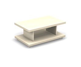 Стол журнальный Берлин Береза Майнау СЖ 90 - Фото предпросмотра