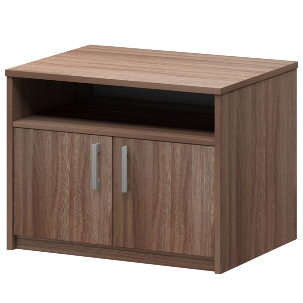 Тумба под оргтехнику АТ-10 Темный шимо 800x600x600 Арго - Вид 1