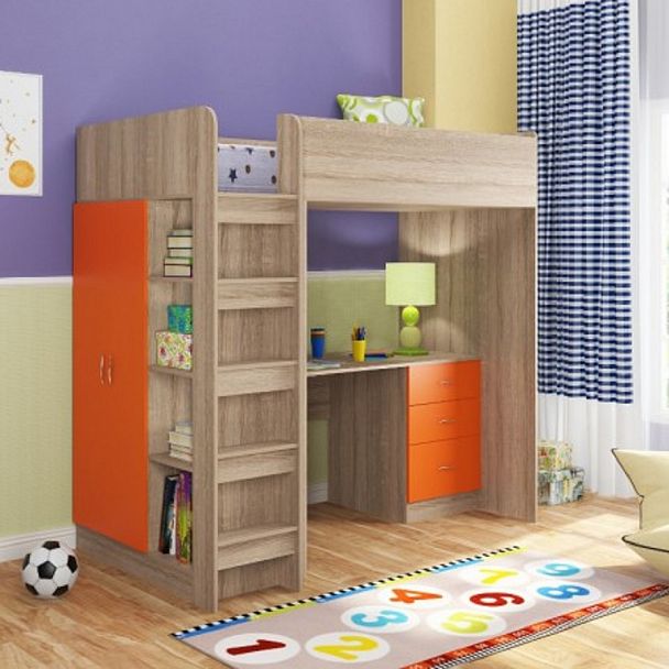 Кровать-чердак "Теремок-3" - Вид 1