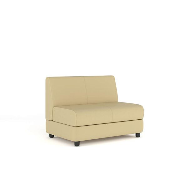 Секция 2-х местная б/п Матрикс экокожа бежевая CN1123 - Вид 1