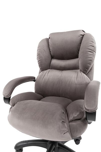 Кресло Chairman Home 434 Россия ткань Т-55 серый (черный пластик) - Вид 14