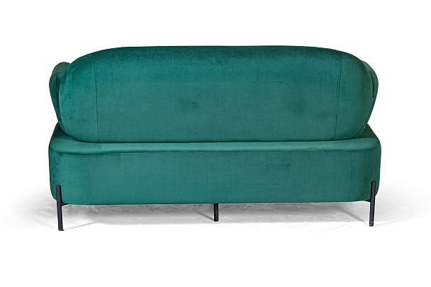 Диван Dandy двухместный, бархат зеленый 19 - Вид 6