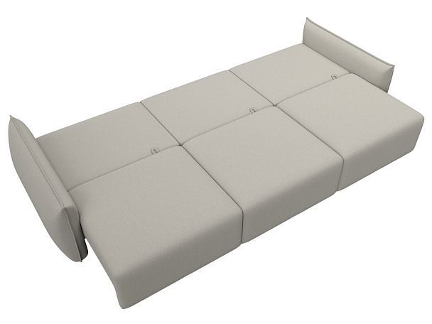 Диван прямой Лига-051 НПБ Лонг Рогожка бежевый - Вид 10