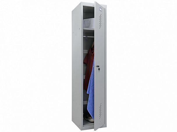 Шкаф для раздевалок ПРАКТИК усиленный ML 11-40 (базовый модуль) - Вид 1
